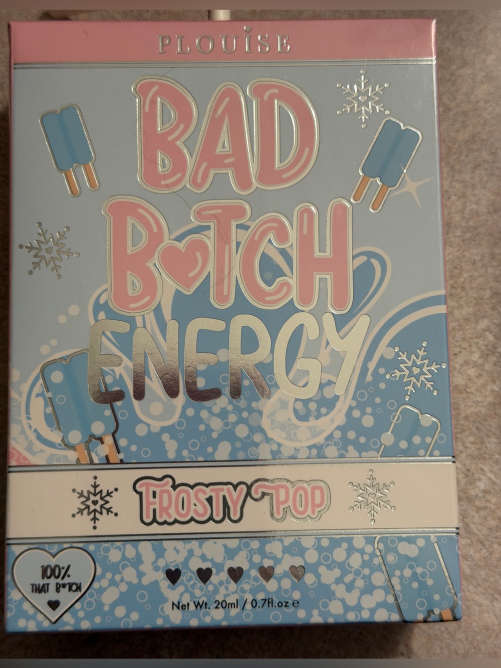 Plouise Bad B*tch Energy Frosty Pop Lip Gloss Set — Blue & Pink - Picture 4 of 4